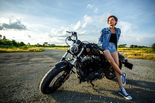 Was tragen Bikerinnen?